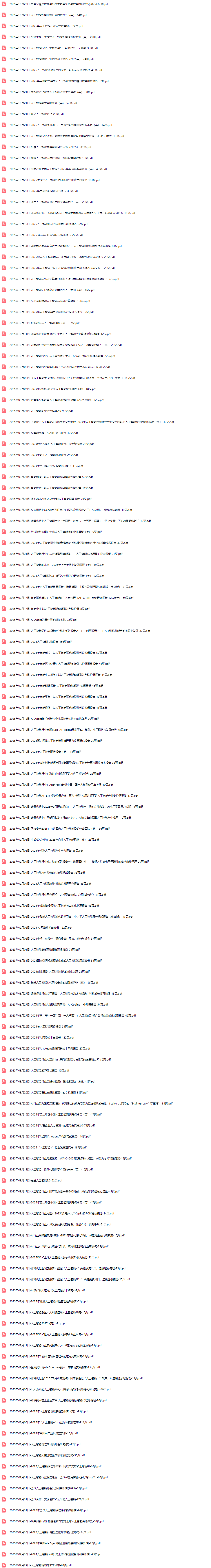 人工智能（AI）行业研究报告
