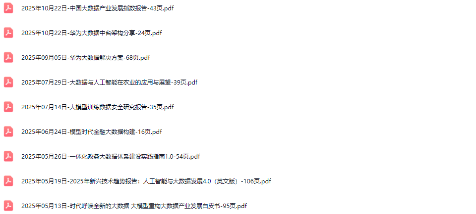 大数据行业研究报告白皮书