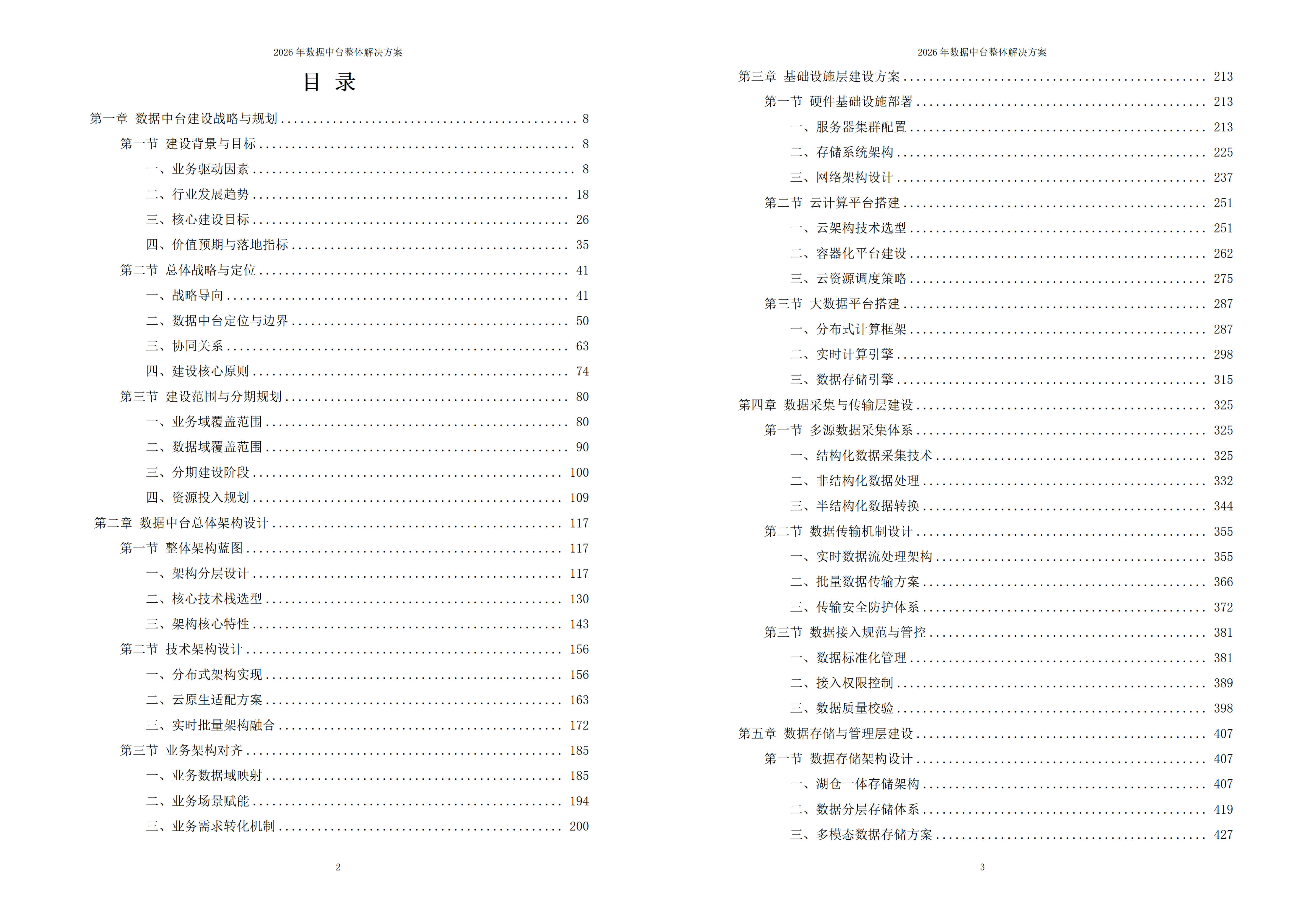 数据中台解决方案