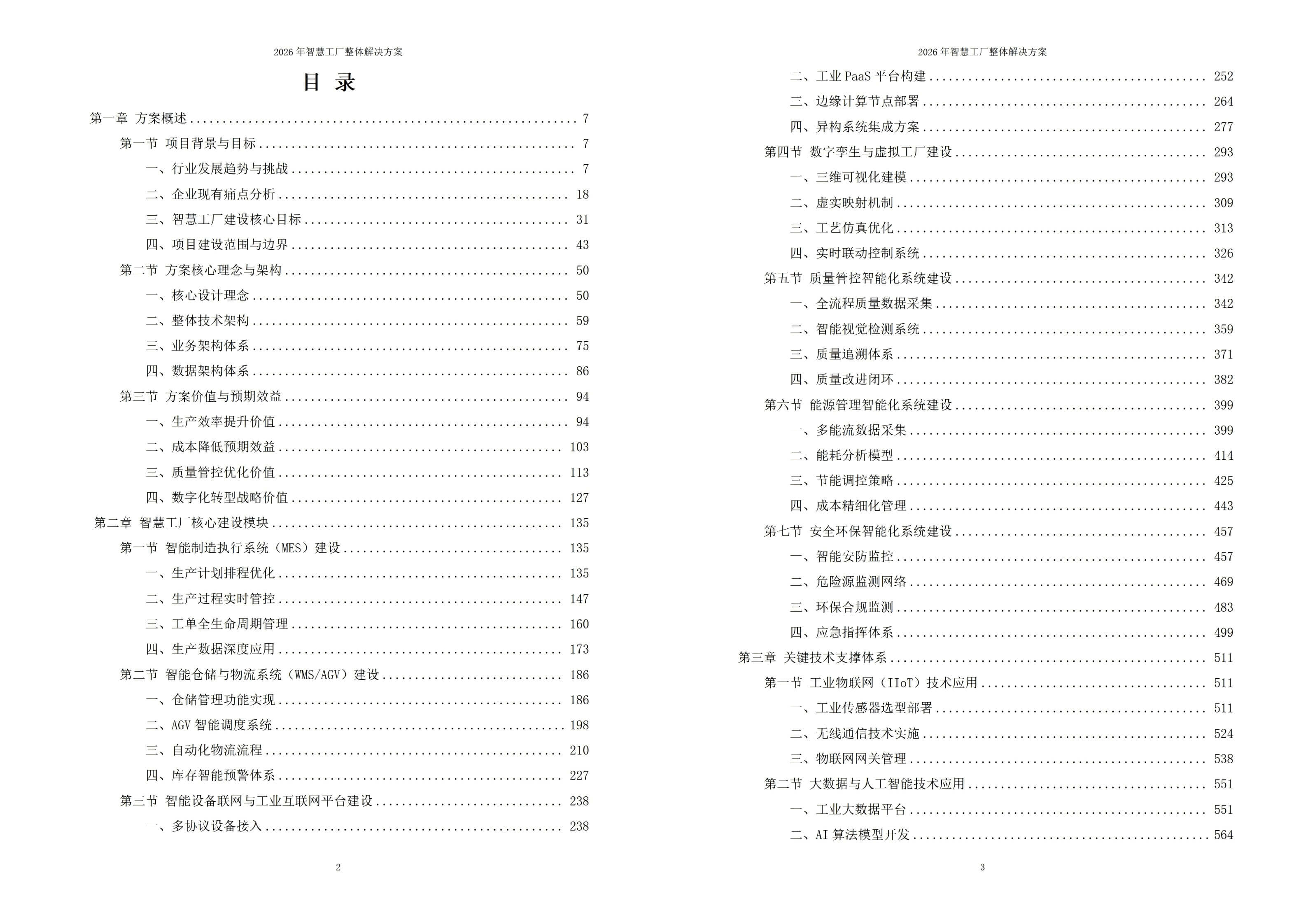 2026年智慧工厂整体解决方案 – 全1121页下载