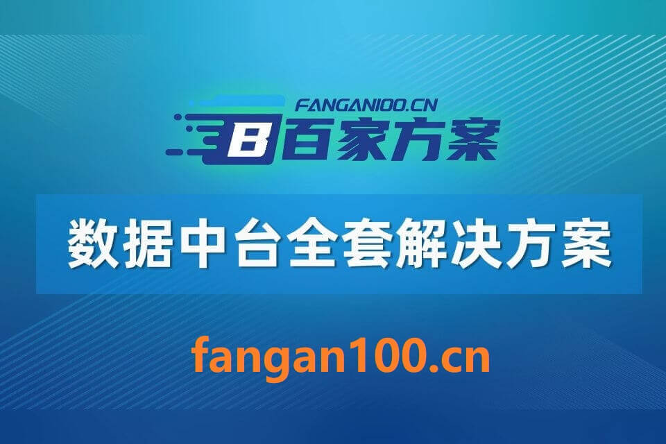 2026年数据中台整体解决方案 – 全1151页下载