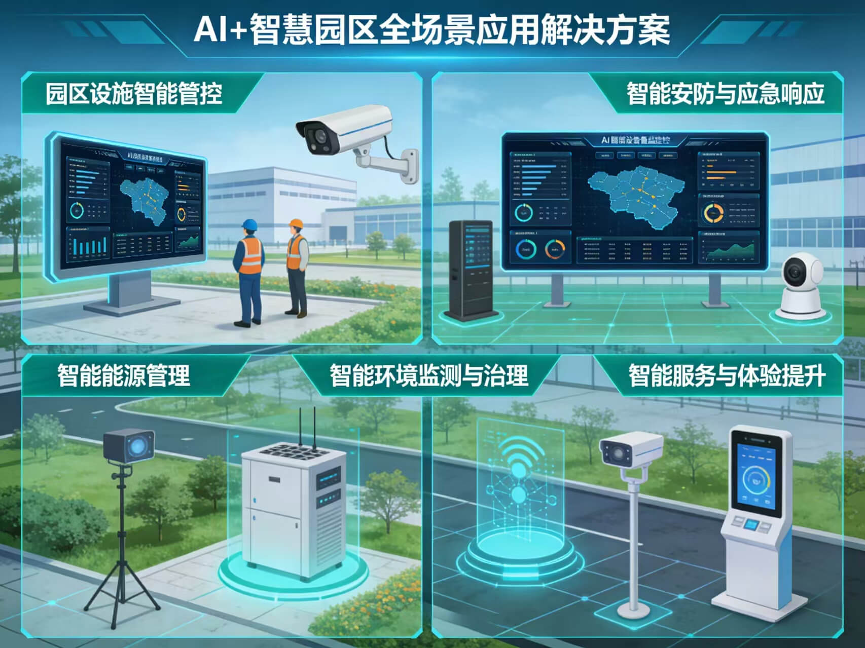 2026年AI+智慧园区全场景应用解决方案白皮书 – 全1900页下载