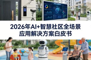 2026年AI+智慧社区全场景应用解决方案白皮书 – 全1625页下载