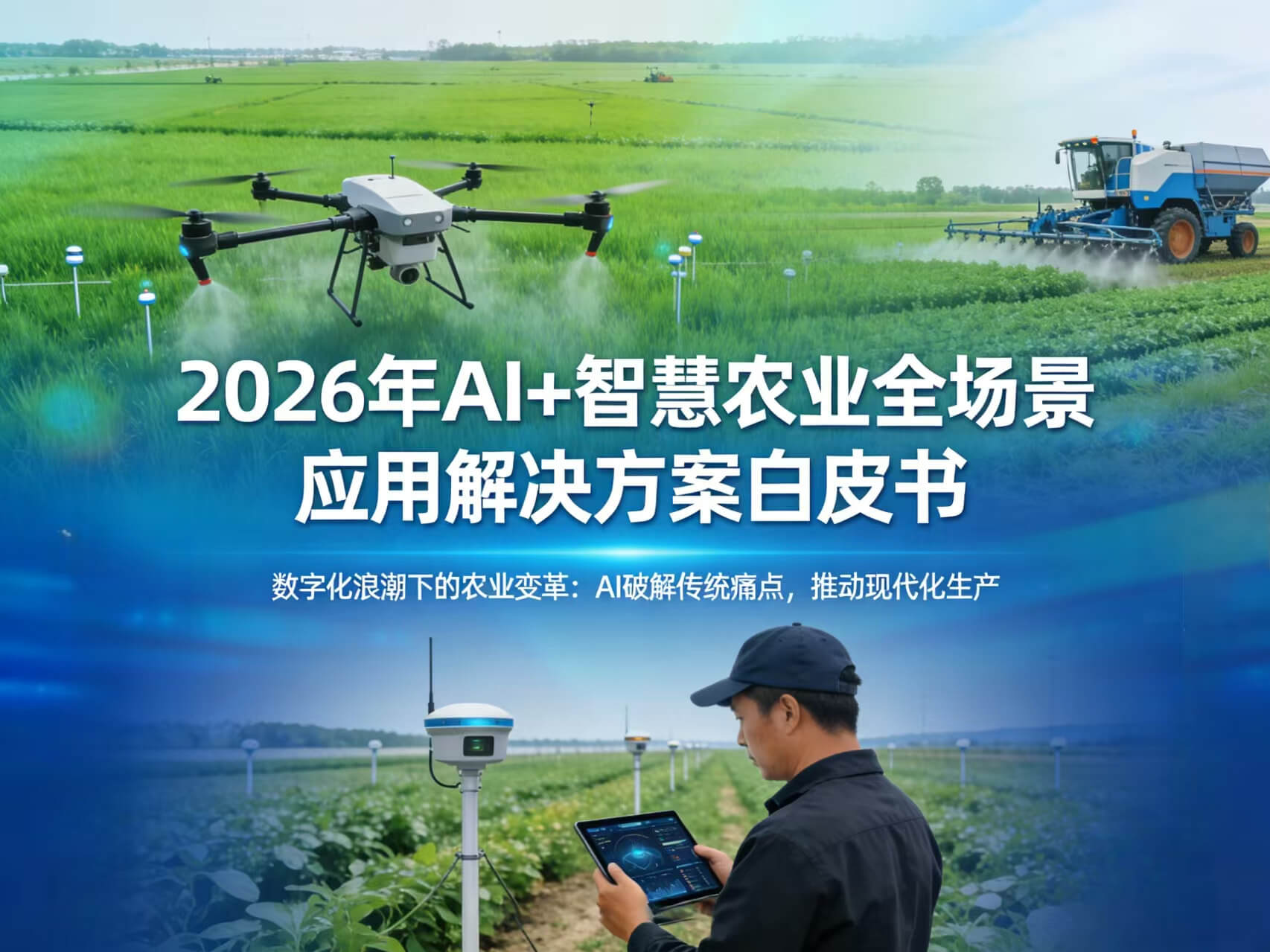 2026年AI+智慧农业全场景应用解决方案白皮书 – 全1173页下载