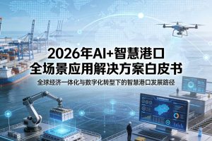 2026 年 AI+ 智慧港口全场景应用解决方案白皮书   –  全 2448 页下载