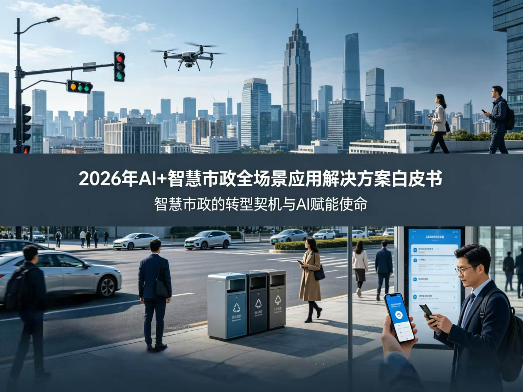 2026年AI+智慧市政全场景应用解决方案白皮书 – 全2166页下载