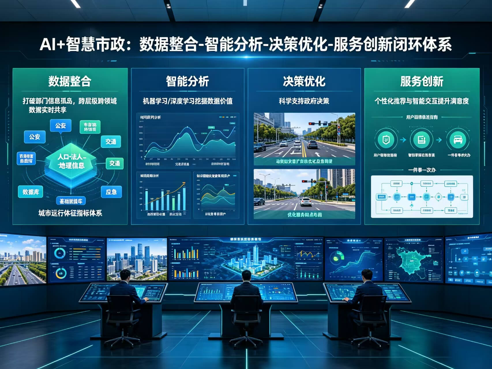 2026年AI+智慧市政全场景应用解决方案白皮书 – 全2166页下载