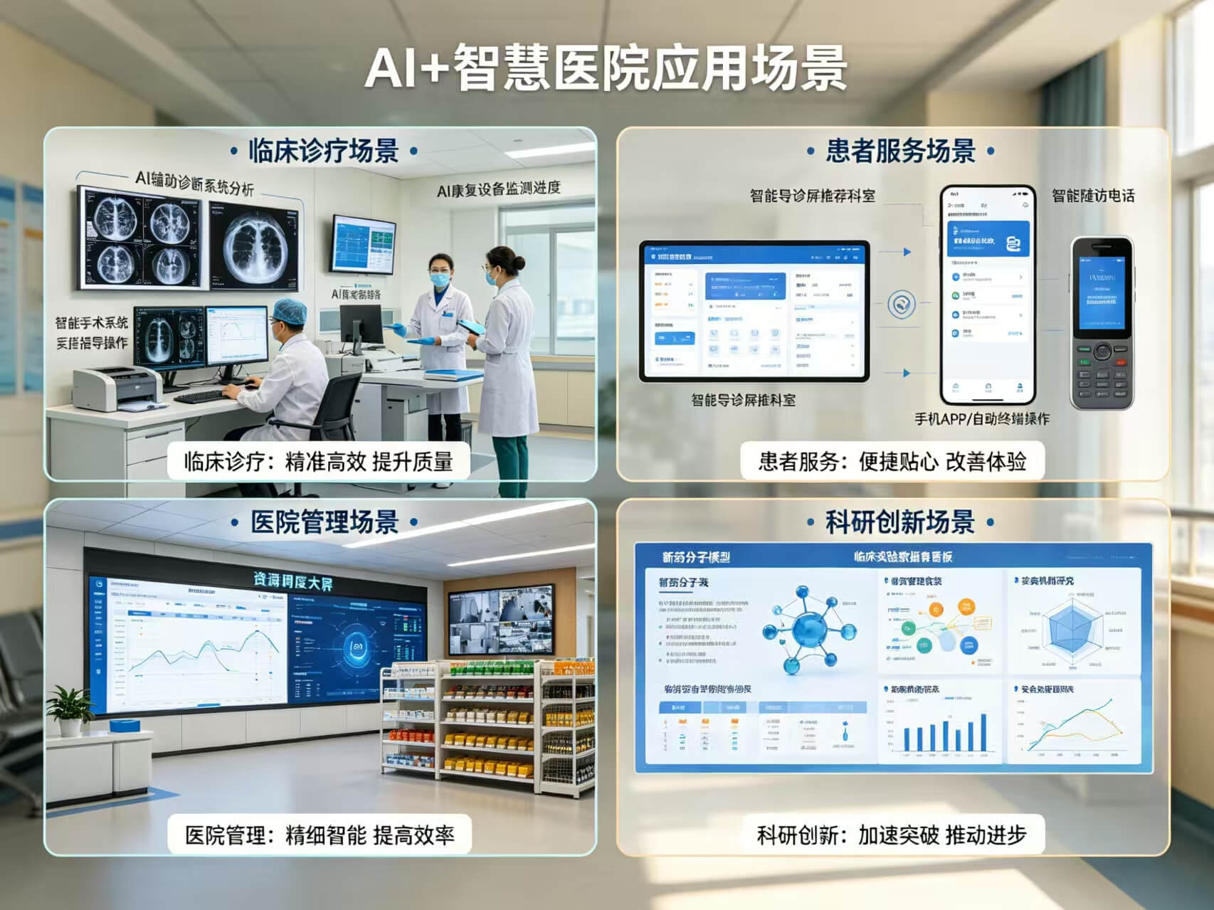 2026年AI+智慧医院全场景应用解决方案白皮书 – 全2101页下载