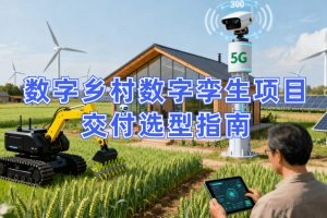 数字乡村数字孪生项目交付选型方案：选对平台锚定场景，专业交付破解落地难题