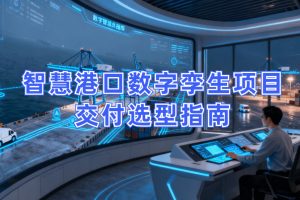 智慧港口数字孪生项目交付选型指南：从需求到落地，破解交付痛点实现运营升级