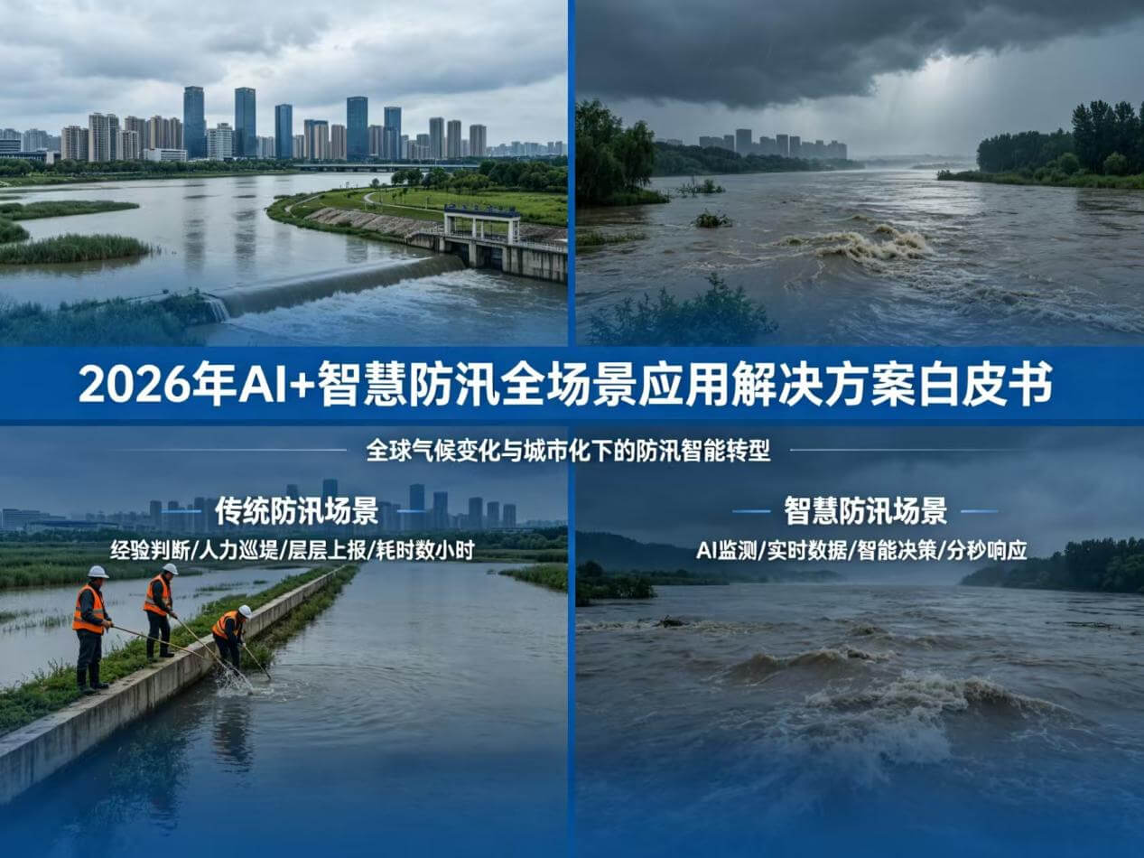 2026年AI+智慧防汛全场景应用解决方案白皮书 – 全2264页下载